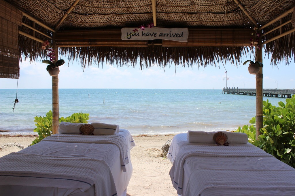 Massage on the beach